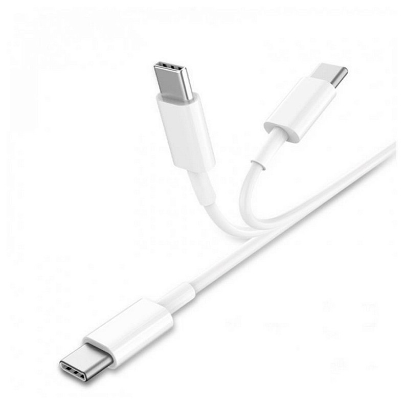 Кабель SkyDolphin S57T PD 18W USB Type C - USB Type-C 1м, White (USB-000546)