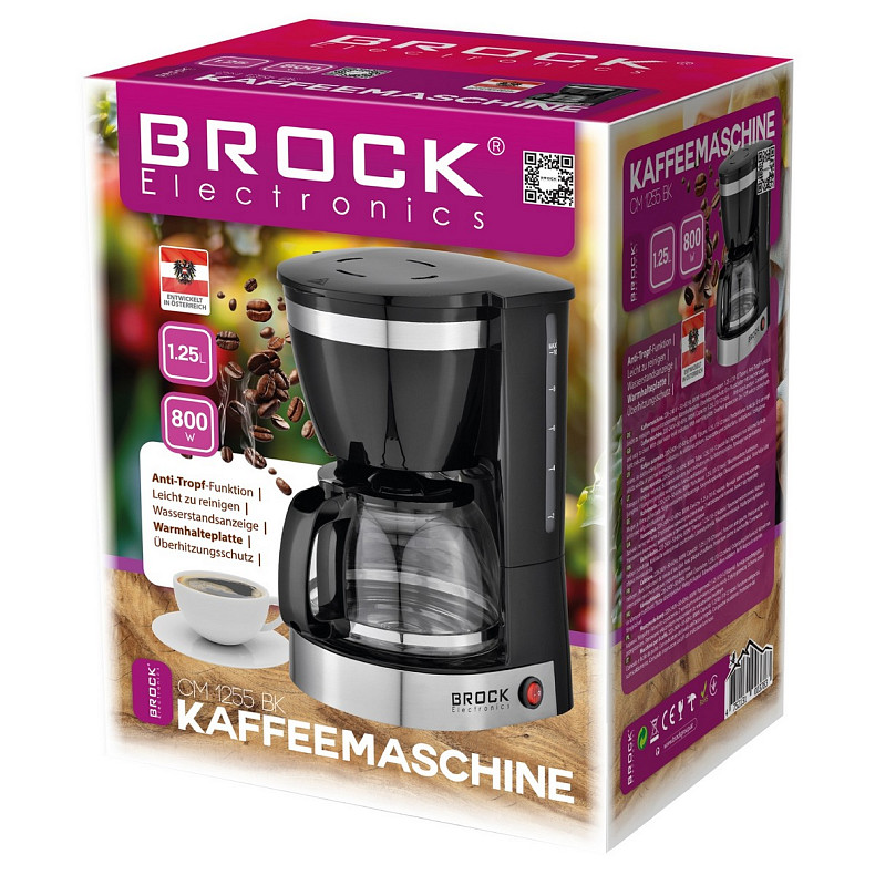 Кофеварка BROCK CM 1255 BK
