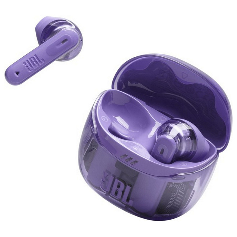 Наушники TWS JBL Tune Flex Ghost Edition Purple (JBLTFLEXGPUR)