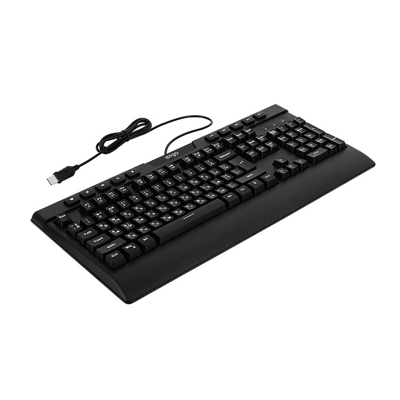 Клавиатура Ergo KB-510 Keyboard ENG/RUS/UKR Черный