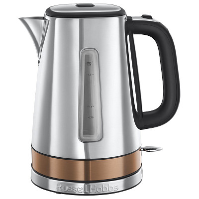 Электрочайник Russell Hobbs Luna 1.7л, металл, серебристо-бронзовый