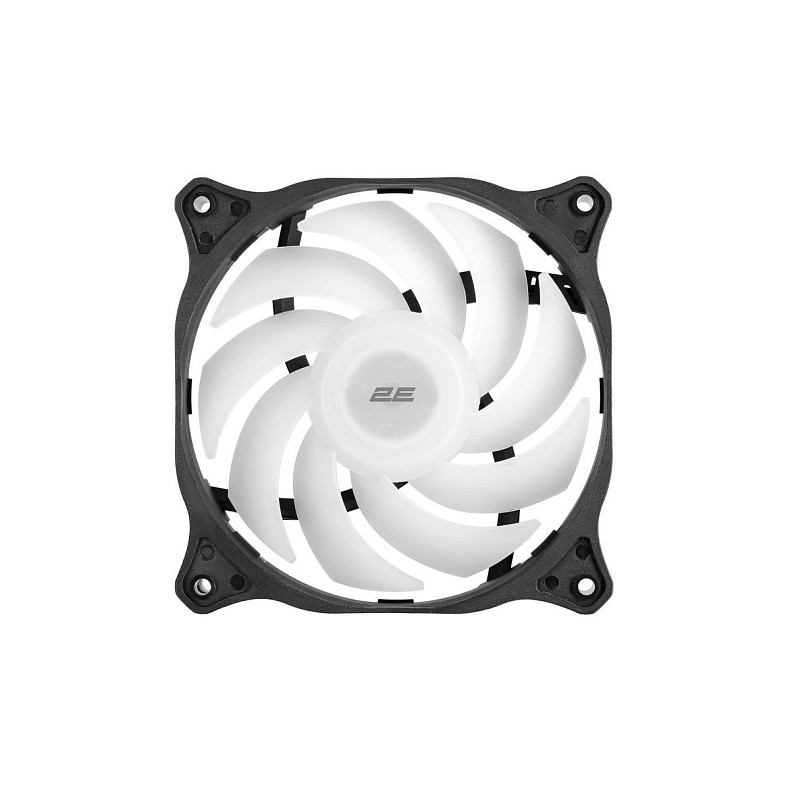 Корпусный вентилятор 2E GAMING F120-ARGB, 120mm, 1200rpm, 3pin, 3pin+5VAura, 24dBa