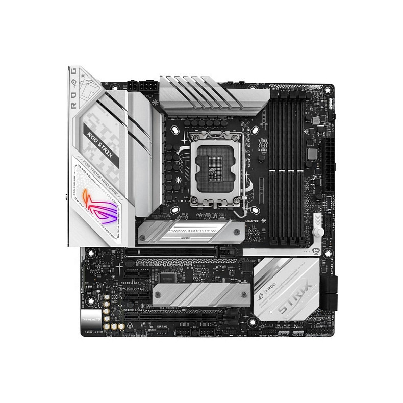 Материнская плата ASUS ROG STRIX B760-G GAMING WIFI s1700 B760 4xDDR5 M.2 Wi-Fi BT mATX