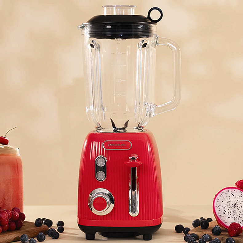 Блендер CECOTEC Power Black Titanium RetroRed