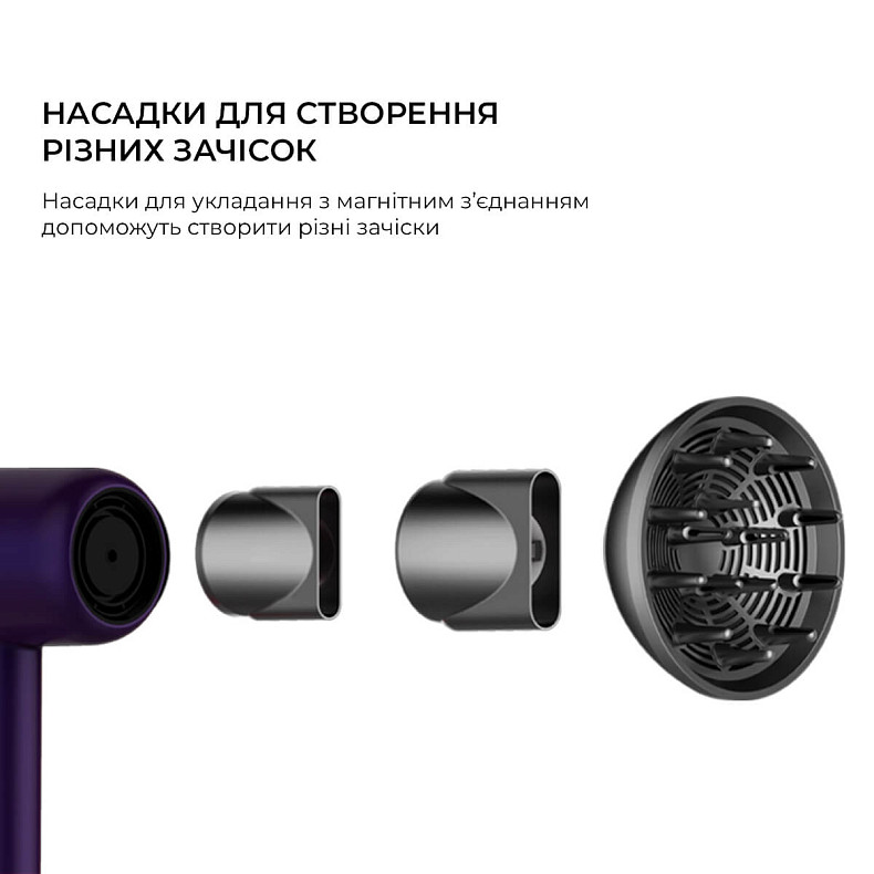 Фен для волосся Jimmy F6 Purple