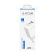Зарядний пристрій AccLab AL-TC220 (1xUSB, 1xType-C) White (1283126556494)