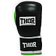 Рукавички боксерські THOR TYPHOON 12oz /Шкіра/чорно-зелено-білі