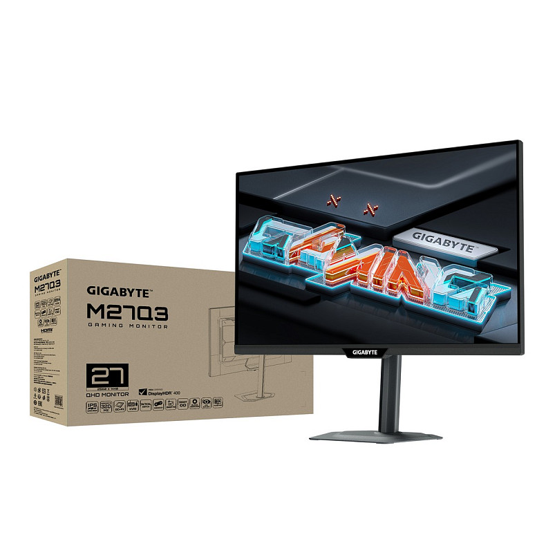Монітор Gigabyte 27" M27Q3 IPS Black 300Hz