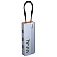 USB-хаб HOCO HB50 Wow 5-in-1 Multi-Function Converter (HDTV+PD+USB 3.0x3) Deep Space Gray