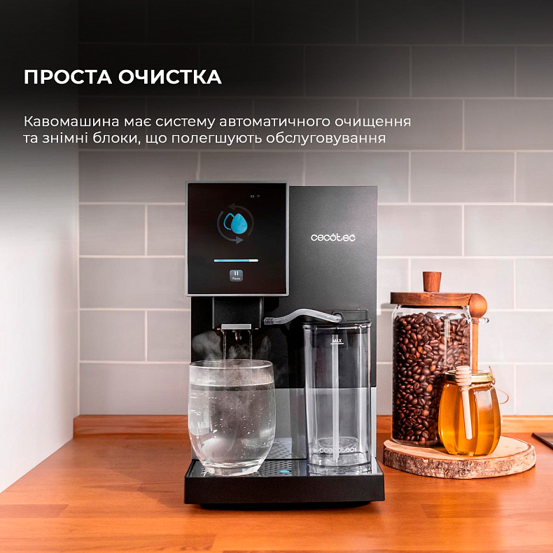 Кофемашина CECOTEC Cremmaet Compactccino Connected White Rose
