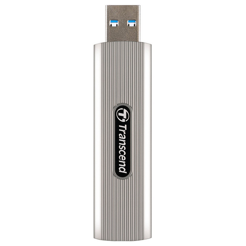 SSD зовнішній Transcend 2TB ESD320A, USB 10Gbps, Type-A, Silver