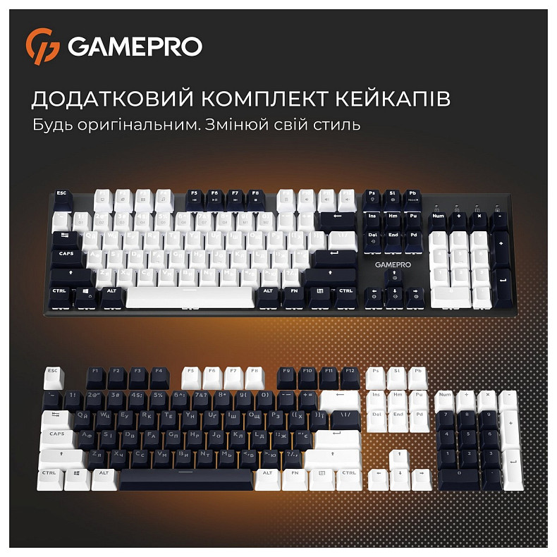 Клавиатура GamePro Genesis Metallic MK144B Outemu Red Swithes USB Black