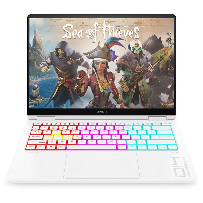 Ноутбук HP OMEN Transcend 14-fb1006ua 14" 3K OLED, Intel U7-255H, 32GB, F1TB, NVD5060-8, Win11, біли