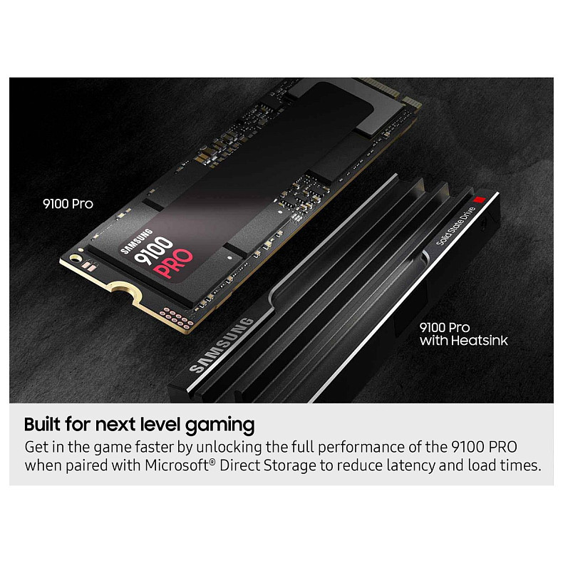 Накопитель SSD Samsung M.2 8TB PCIe 5.0 9100PRO + радиатор