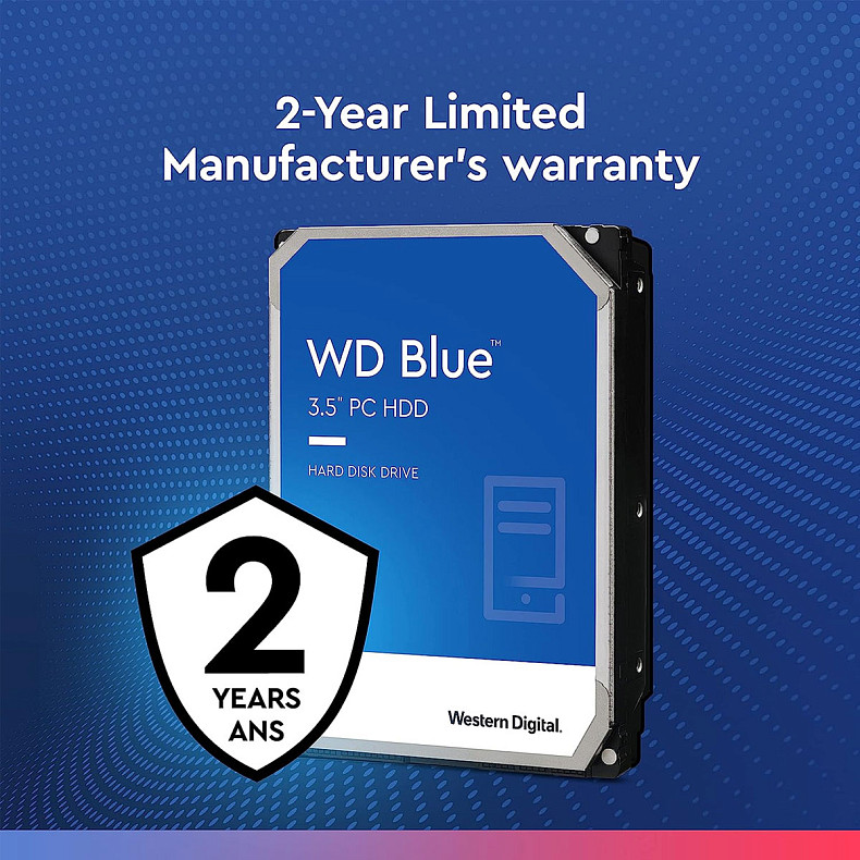 Жорсткий диск WD Blue 4.0TB 5400rpm 256MB (WD40EZAX)