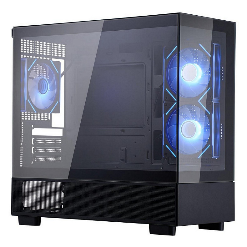 Корпус 1stPlayer Mi5-BK-2FC7R-1FC7 Black без БП