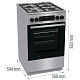 Плита комбінована Gorenje GKS 5C70 HXF