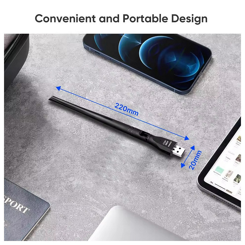 Бездротовий адаптер Fenvi FU-AX900BT Wi-Fi 6, Bluetooth 5.3 Dual Band 2.4G/5G