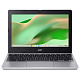 Ноутбук Acer Chromebook CB311-12H 11", Intel C N100, 8GB, F128GB, UMA, ChromeOS, серебристый