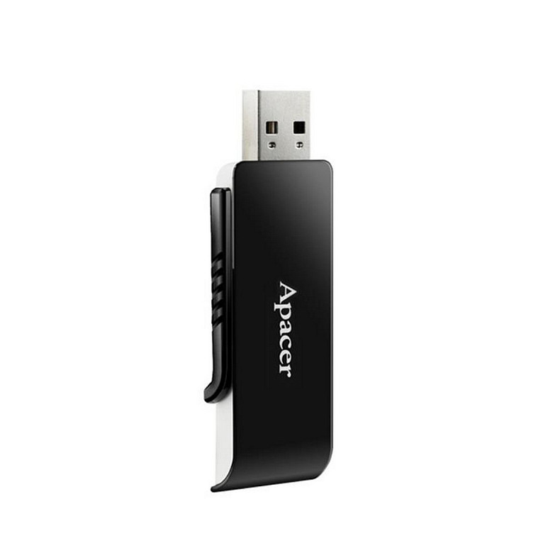Флеш-накопичувач USB3.2 64GB Apacer AH350 Black (AP64GAH350B-1)