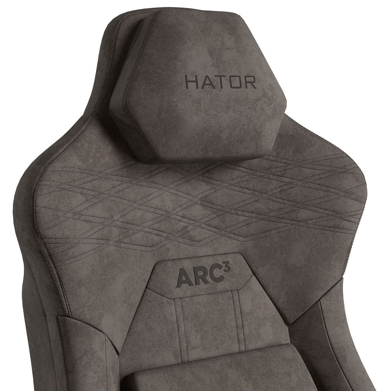 Крісло для геймерів HATOR Arc 3 XL Velour (HTC3442XL) Milk Shake
