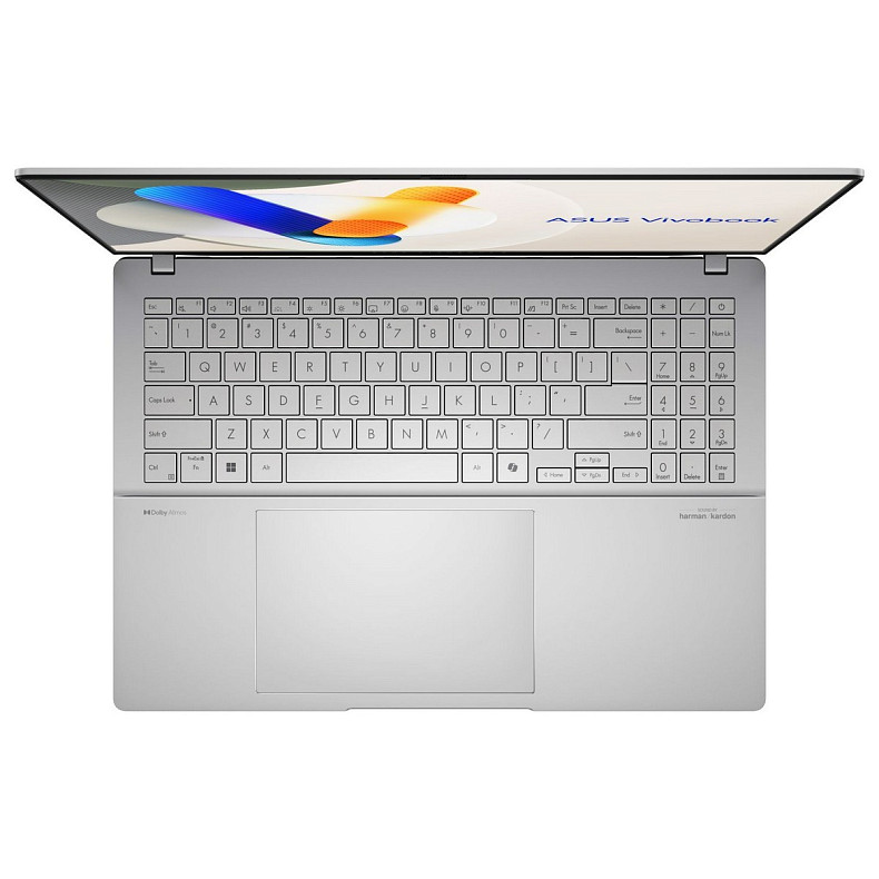 Ноутбук ASUS Vivobook S 16 M5606KA-RI010 16" 3K OLED, AMD AI 7 350, 16GB, F1TB, UMA, NoOS, Сріблясти