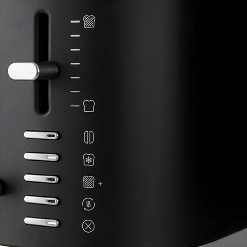 Тостер KitchenAid 5KMT4109EBM на 4 слоти матовий чорний