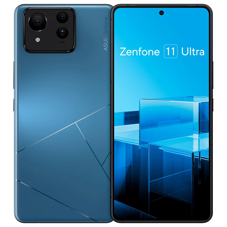 Смартфон ASUS ZenFone 11 Ultra 16/512GB Skyline Blue (90AI00N7-M001H0)