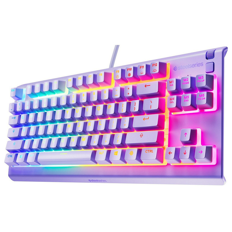 Клавіатура SteelSeries Apex 3 TKL UA Lavender