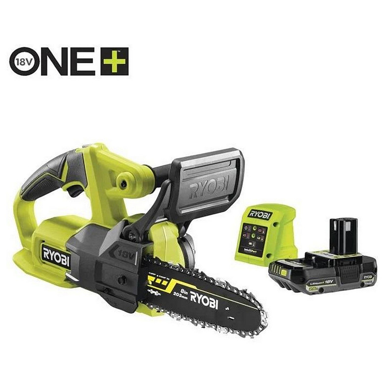 Пила цепная аккумуляторная Ryobi RY18CS20A-125