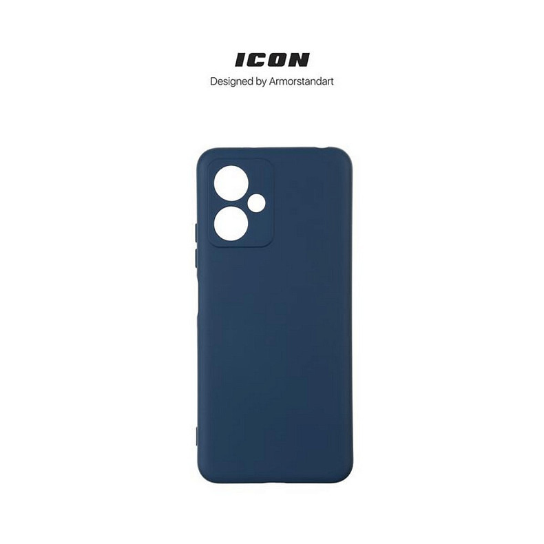 Чохол-накладка Armorstandart Icon для Xiaomi Redmi Note 12 5G Camera cover Dark Blue (ARM65194)