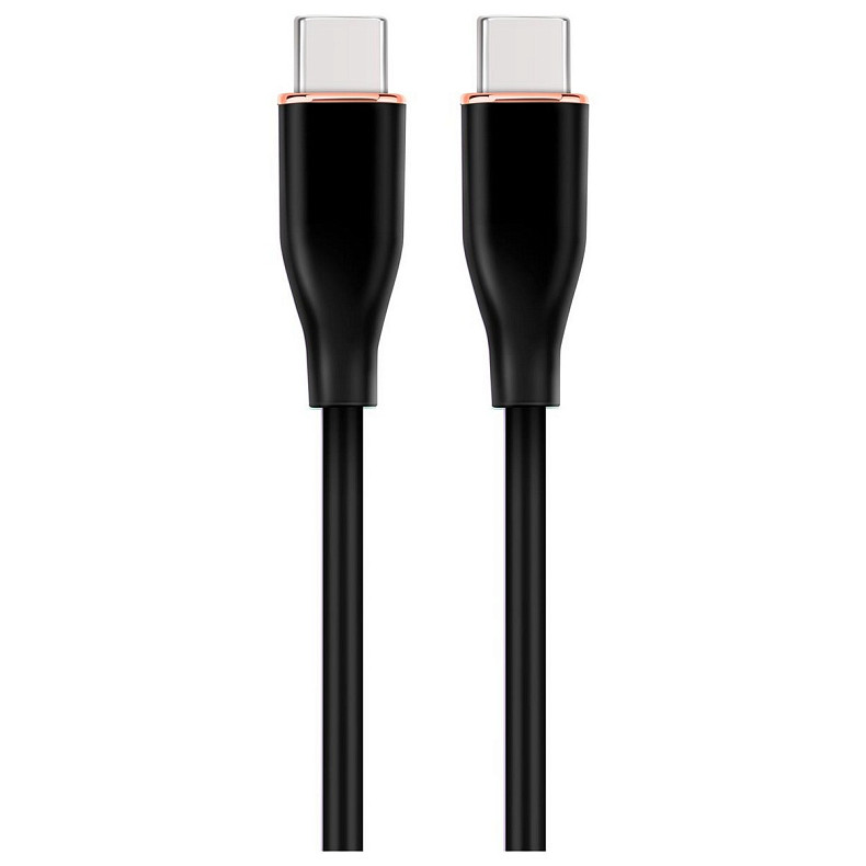 Кабель Cablexpert USB Type-C - USB Type-C (M/M), 3A, 60W, 1.5м, Black (CC-USB2S-CMCM-1.5M-BK)