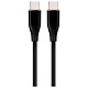 Кабель Cablexpert USB Type-C - USB Type-C (M/M), 3A, 60W, 1.5м, Black (CC-USB2S-CMCM-1.5M-BK)