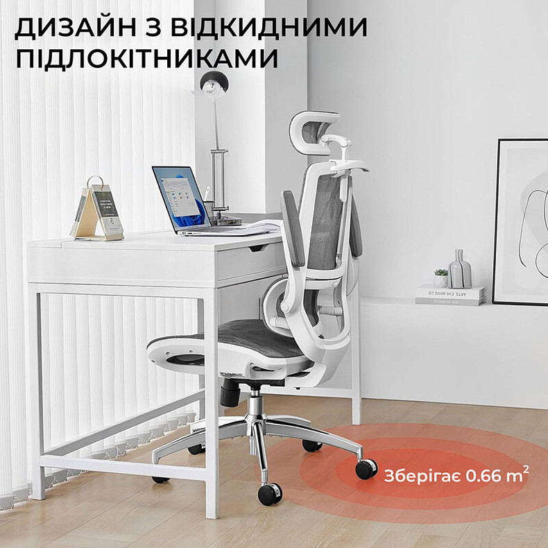 Крісло офісне Sihoo M59AS Mesh Gray