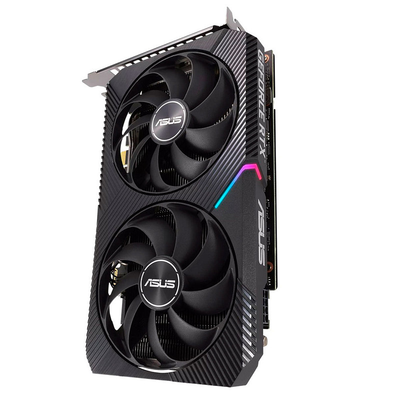 Відеокарта Asus GeForce RTX 3060 12GB GDDR6 Dual V2 (DUAL-RTX3060-12G-V2) (LHR)