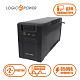 ДБЖ LogicPower U650VA-P, Lin.int., AVR, 2 x євро, USB, пластик