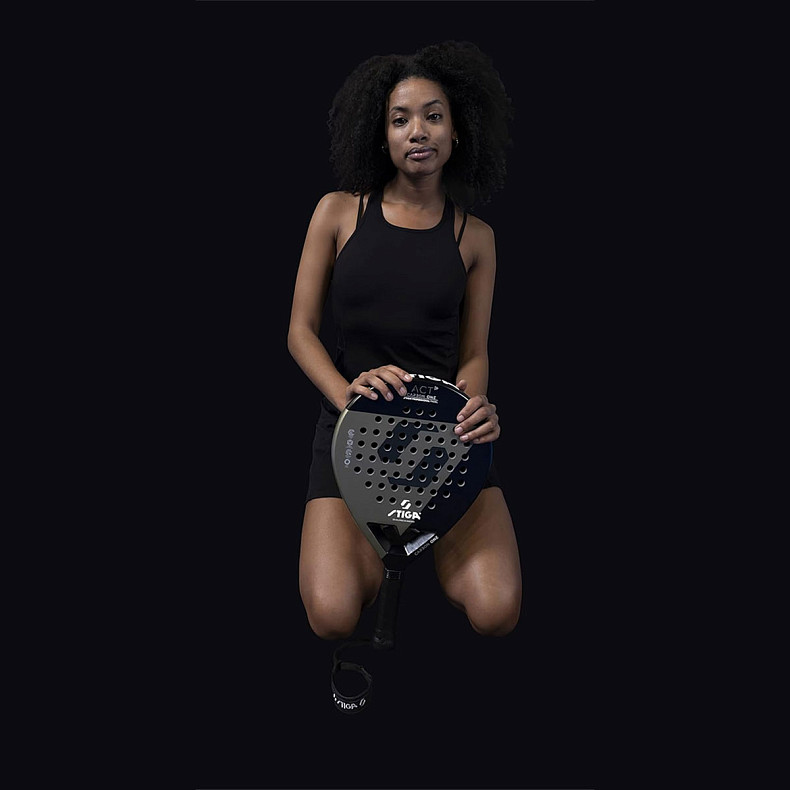 Ракетка для падел тенниса Stiga Racket ACT Black/Olive Green (2202-0919-01)