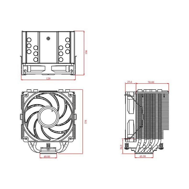 Кулер процесорний ID-Cooling SE-226-XT ARGB