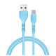 Кабель ACCLAB AL-CBCOLOR-T1BL USB-USB Type-C 1.2м Blue (1283126518249)