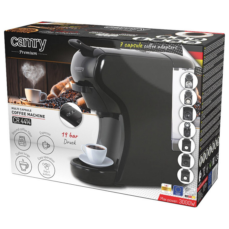 Кофеварка Camry CR 4414 Black