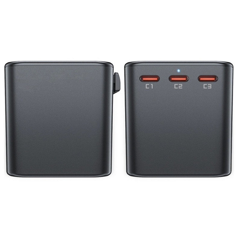 Зарядное устройство 5xUSB 75W (3xUSB-C+2xUSB-A) Gan Z1 Fast Charger Acefast