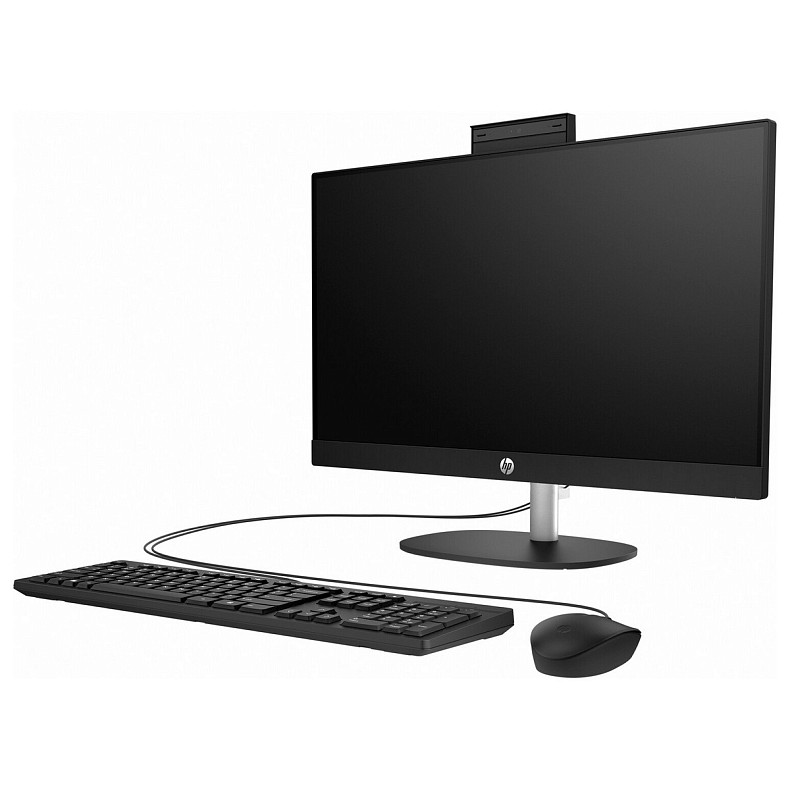 Моноблок 23.8" HP 24-cr1007ua AiO Ultra5-125U, 16Gb, SSD512Gb, WiFi, Cam, K&M, DOS, Jet Black