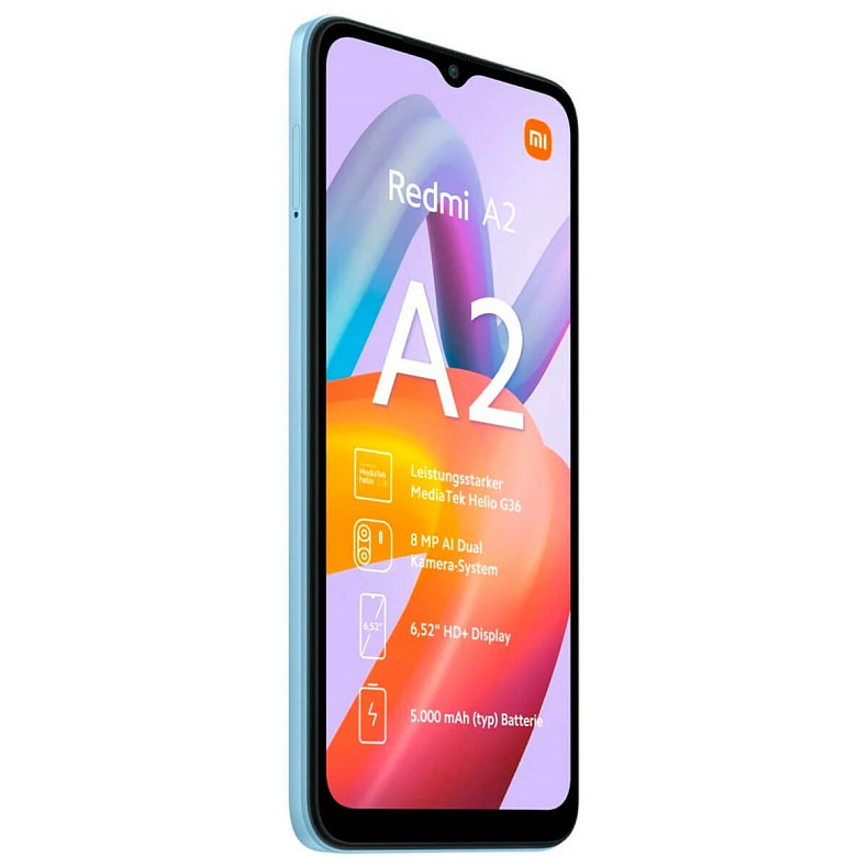 Смартфон Xiaomi Redmi A2 3/64GB Dual Sim Blue