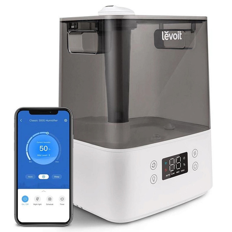 Зволожувач повітря Levoit Smart Ultrasonic Humidifier Classic 300S White (HEAPHULVSEU0034)