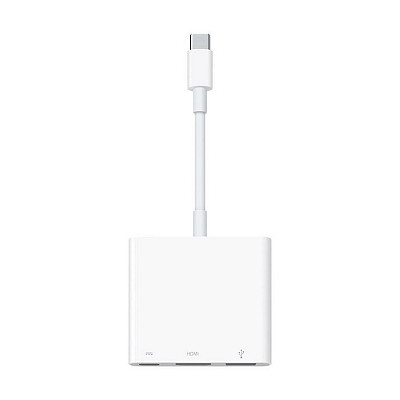 Адаптер Apple Multiport Adapter USB Type-C - USB + USB Type-C + HDMI (M/F) White (MUF82AM/A)