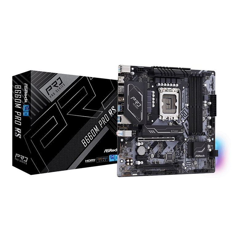 Материнская плата ASRock B660M Pro RS Socket 1700