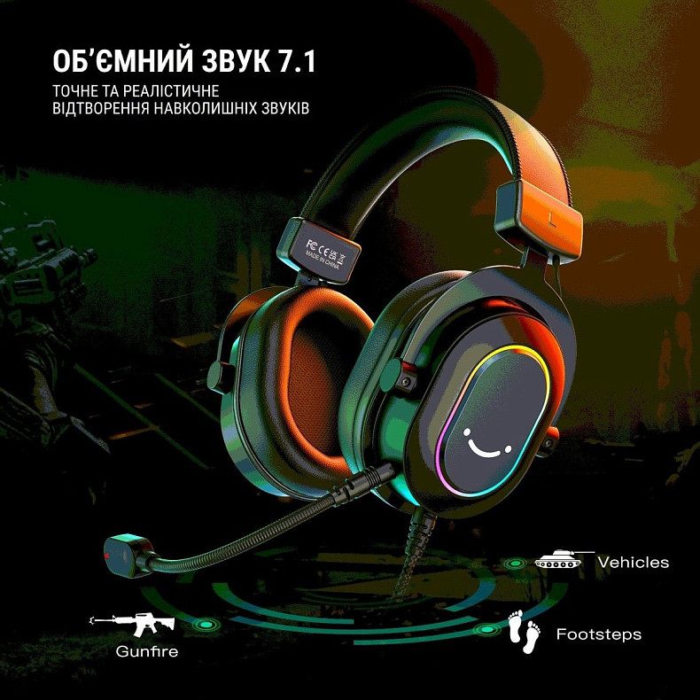 Гарнитура Fifine RGB H6P