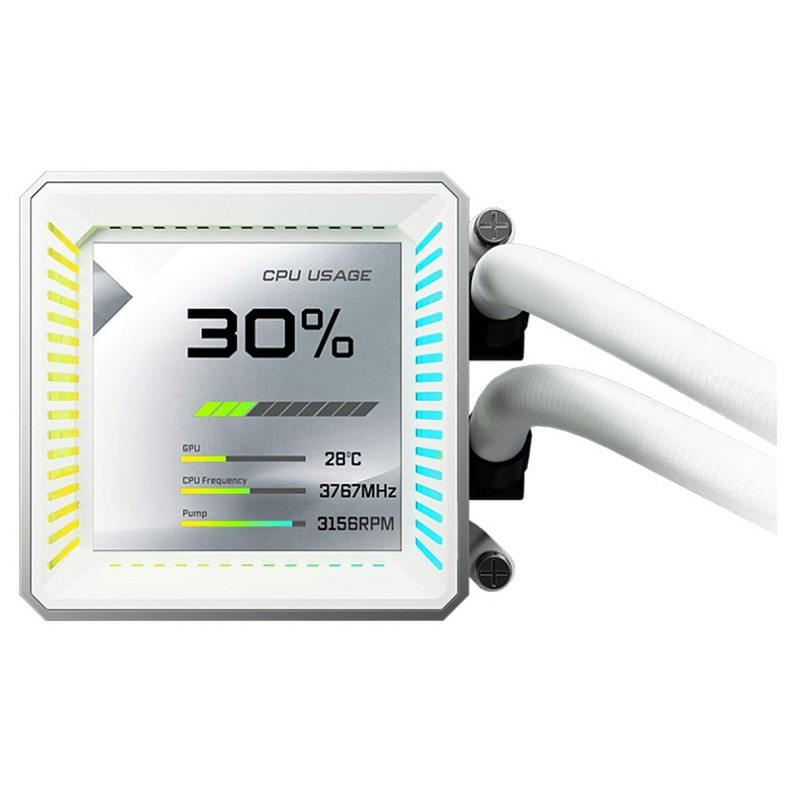 Система водяного охлаждения ASRock Steel Legend 360 LCD White