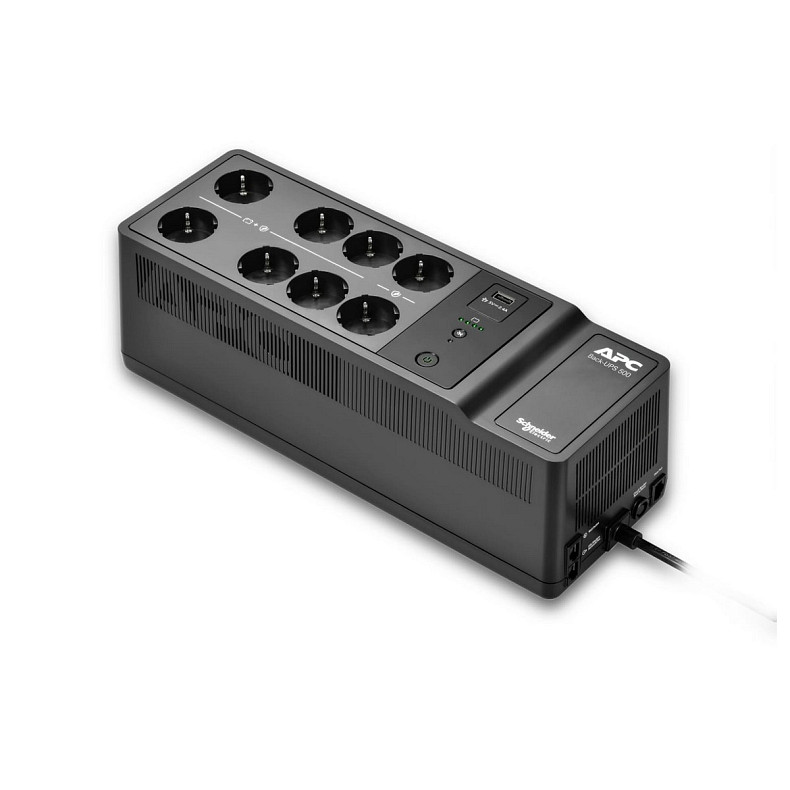 ДБЖ APC Back-UPS 550VA/300W, USB charging port, USB, 6+2 Schuko