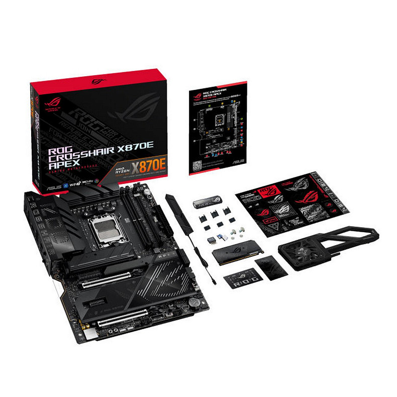 Материнcька плата ASUS ROG CROSSHAIR X870E APEX sAM5 X870E 2xDDR5 M.2 USB Type-C Wi-Fi BT ATX